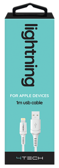 4Tech Lightning Cable 1m