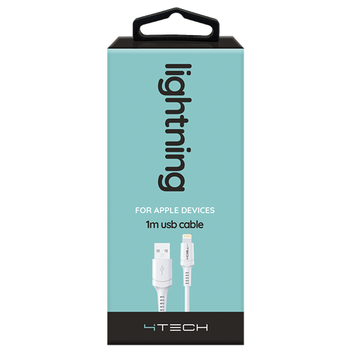 4Tech Lightning Cable 1m